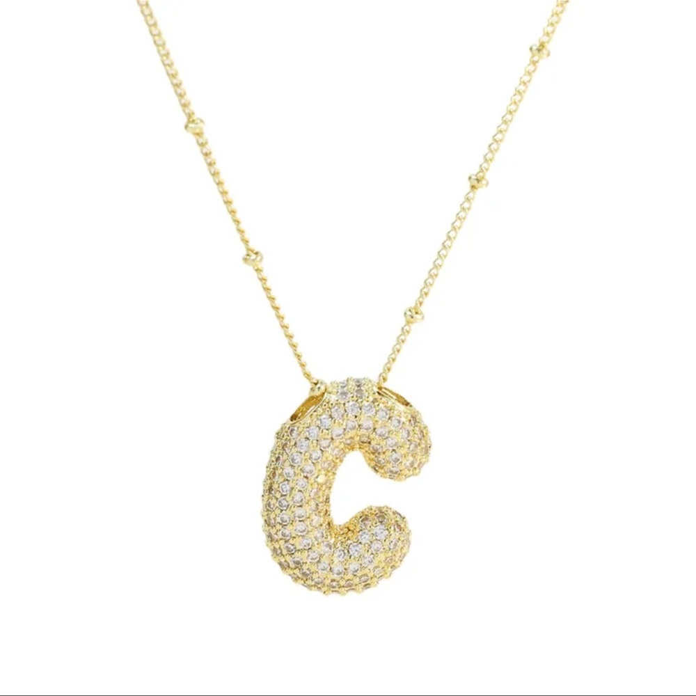 Elegant Gold Initial Necklace